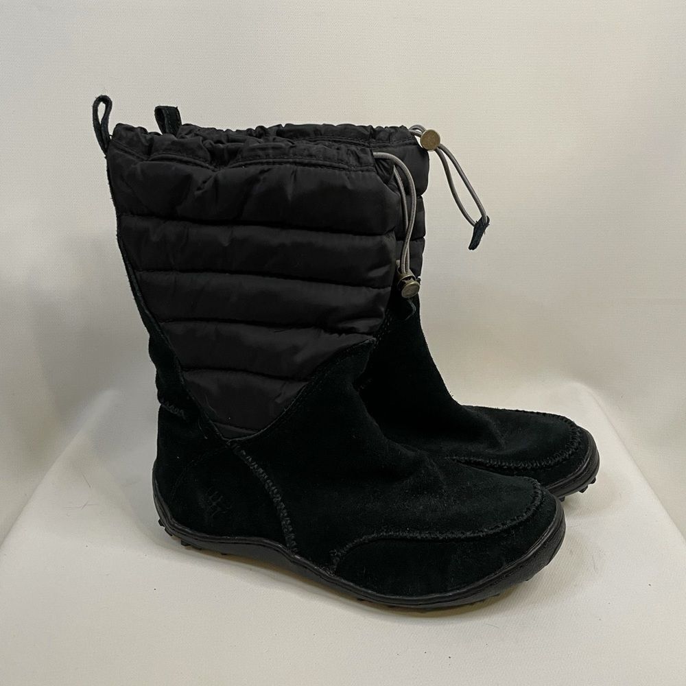 Columbia Omni-Grip Waterproof Moccasin Boots BL1559-010 Black Snow Boots Size 6